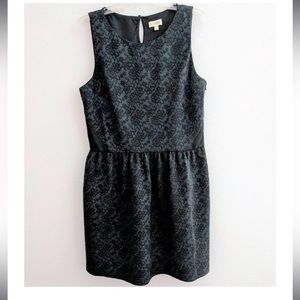 Maison Jules Green and Black Lace Dress M